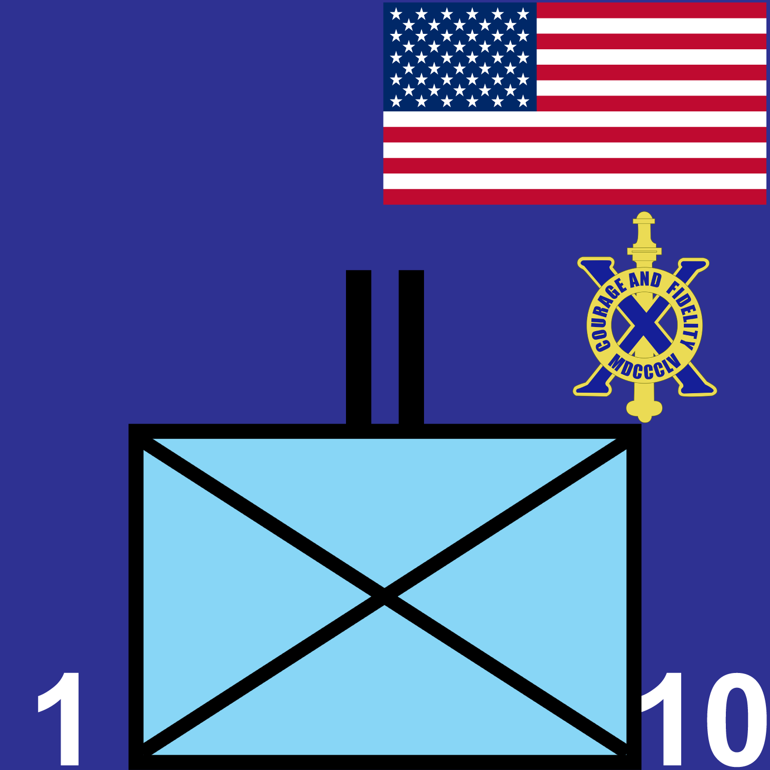 1st Battalion, 10th Infantry Regiment icon